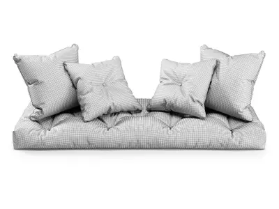 Seat Pillows Set 3 3D model