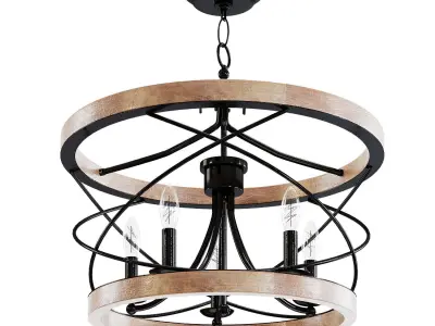 Ambrose 5 Chandelier Light by Laurel Foundry 3D model