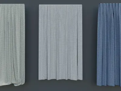 Curtain Pack 3D model