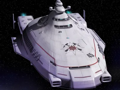 Spaceship Collection aro spacecraft 3D Model Pack