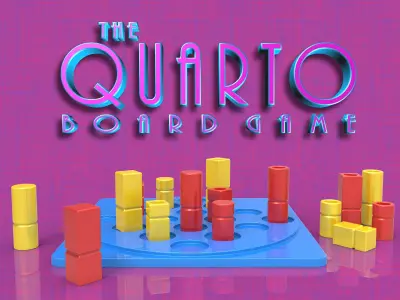 Quarto Board Game 3D print model