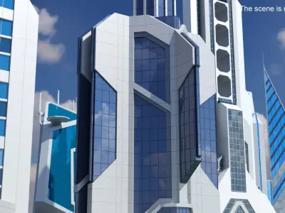  Futuristic Cityscape District 