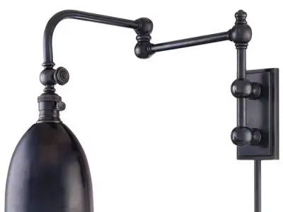 Annilee Swing Arm Sconce Free 3D model