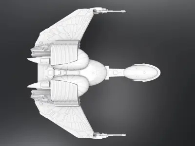 BRel Bird of Prey Scale model 3D print model