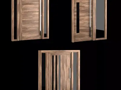 Exterior Large Doors 3D model 3