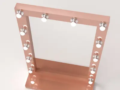 Makeup Artist Mirror 3D model