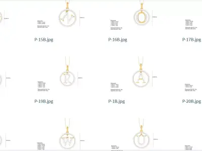 26 Alphabets Pack  3D print model