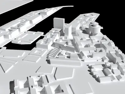 Nordhavn Copenhagen Denmark 3D print model