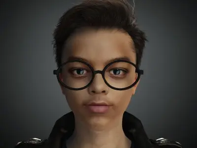 Asian Boy Aqib rigged 3D model 3D model