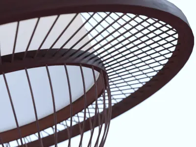 TANKKWEQ Hand-Woven  Chandelier 3D model