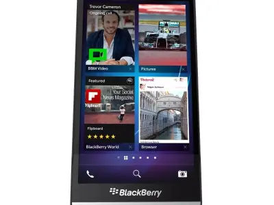  BlackBerry Z30 3D model