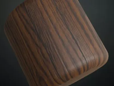 Classic Large Block Walnut Herringbone Parquet PBR Seamless Texture order