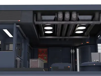 Set 2e - Trooper quarters 1-12 Scale Blackseries 3D print model