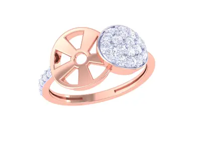  Women Ring MTL 3dm STL OBJ FBX Details 3D print model 87