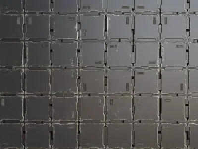 Lightly Scratched Brushed Steel PBR SEAMLESS Texture