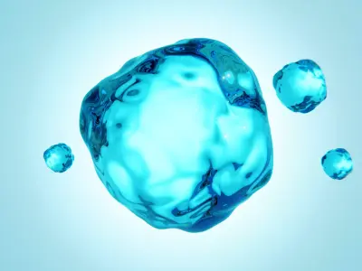 Liquid Blob Shader - Procedural Stylized Material for Blender Texture