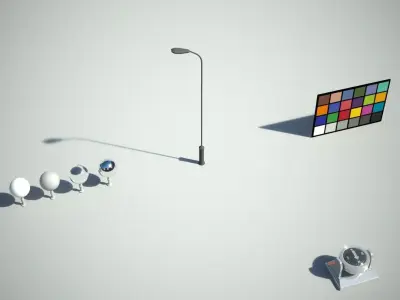 Street Light Low-poly 3D model