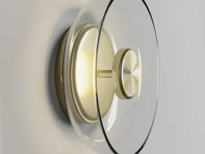 Nuura Blossi Lampatron Arctic Wall Lamp Low-poly 3D model