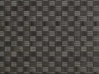 Dark Woven Bamboo Wicker PBR Seamless Texture