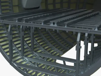  A320 Airbus Forward Cockpit Fuselage 