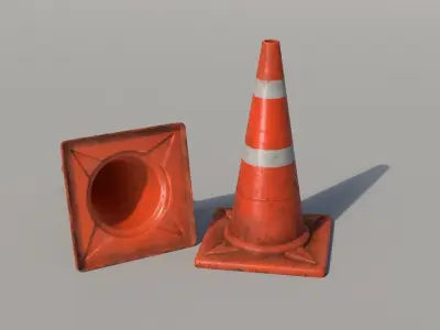 traffic cone 3D Model 3D model