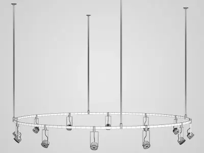 Halogen Lamp Set 3D model buy