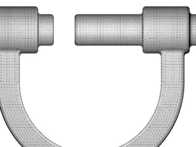 Micrometer Screw Gauge 3D model