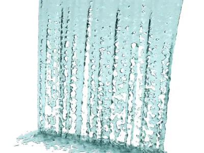 5 Waterfall Collection 3D model