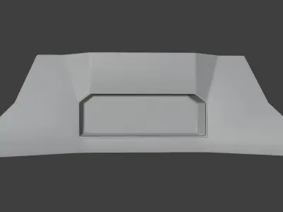 Base mesh for military game assets 3D print model