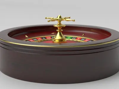 Roulette Wheel 3D model