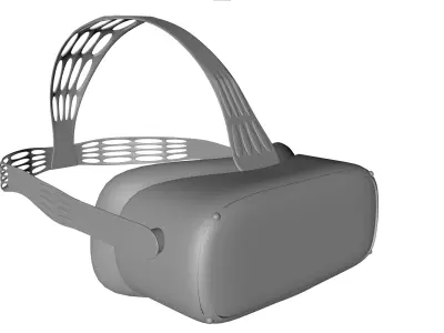 VR goggles Low-poly 3D model