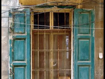 Middel Eastern Lebanese Window Low-poly 3D model