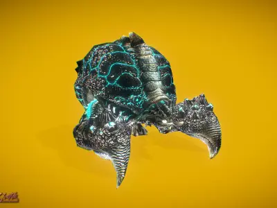 Aliens Ironclad Low-poly 3D model