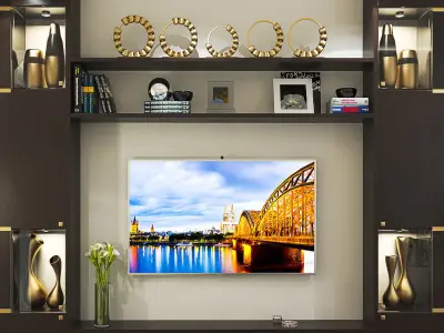 TV WALL UNIT 1 3D model