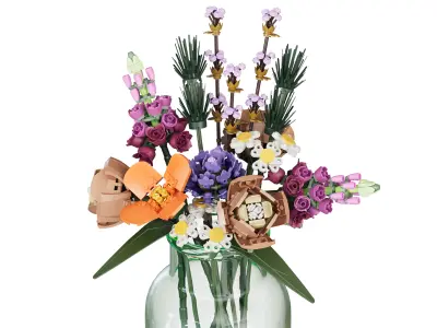 LEGO Icons Botanical Collection Flower Bouquet 10280 3D model