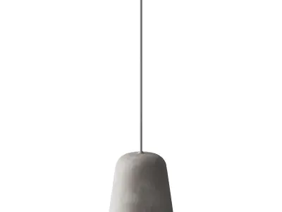 Material pendant lamp 3D model