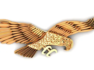 Eagle 3D print model 14