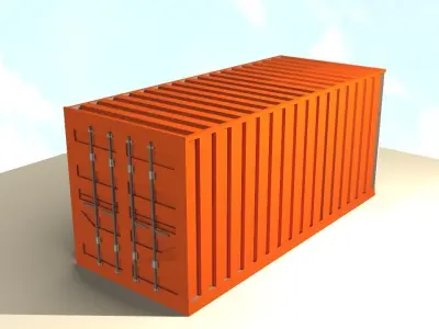 Cargo Container Free 3D model