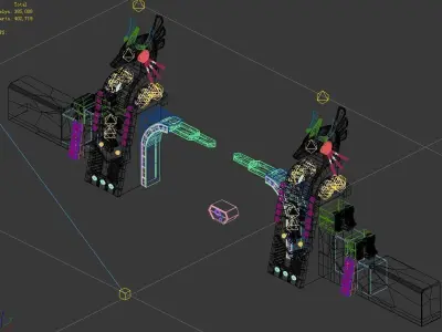 Different dimension - Egypt - City Gate 02 3D model