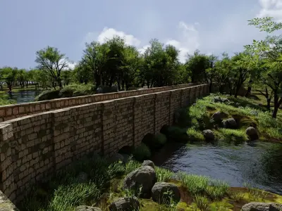 Bridge Scene 3D model