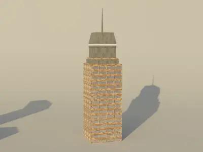 Building Pack Free low-poly 3D model
