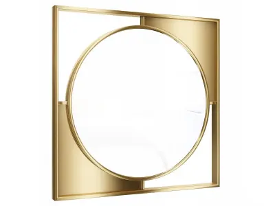 Mirror in a metal frame GZ-M1066 3D model
