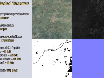 Shengli China City Landscape 3D Model 3D model