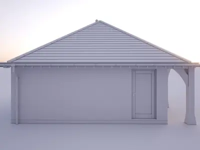 British House Bosc Garage GT 3B 3D model