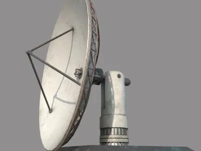 SatelliteDish Old PBR  Low-poly 3D model