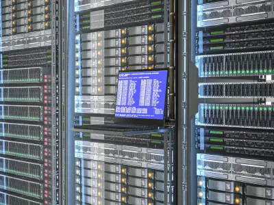 server rack 3D model