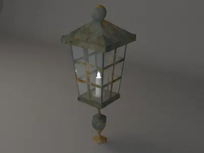 sailor light Low-poly 3D model