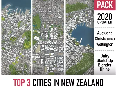 TOP 3 New Zealand Cities MEGAPACK