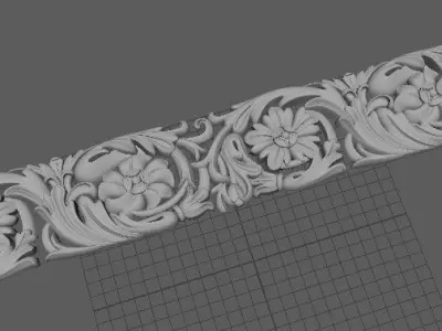 dekor ornament 3D model 144