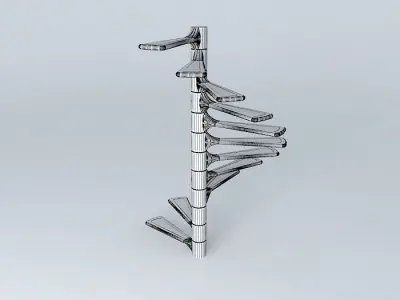 Spiral staircase Free 3D model